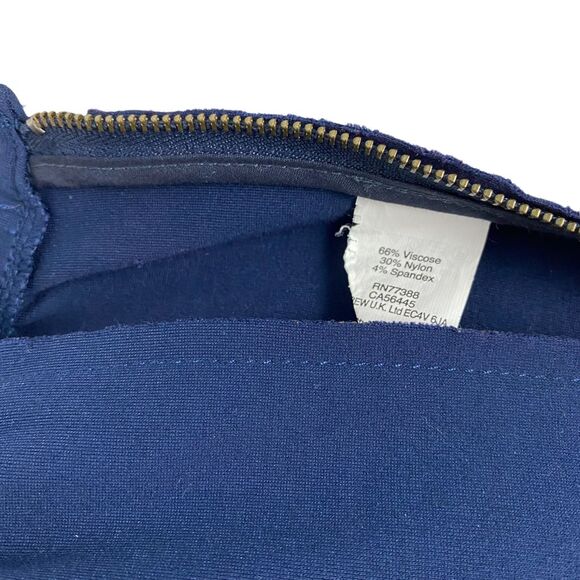 Madewell Women’s Ponte Swivel Skirt size 0 Blue - Picture 7 of 7